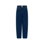 Oroton Barrel Leg Denim Jean Indigo Wash