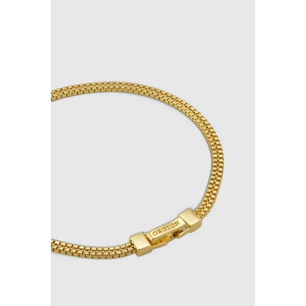Oroton Beck Bracelet Worn Gold, view 4