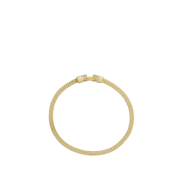 Beck Bracelet Worn Gold