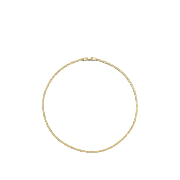 Beck Necklace Worn Gold