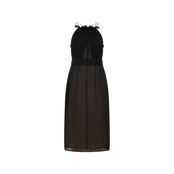 Bow Detail Dress Black