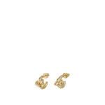 Oroton Briar Small Hoop Earrings Gold