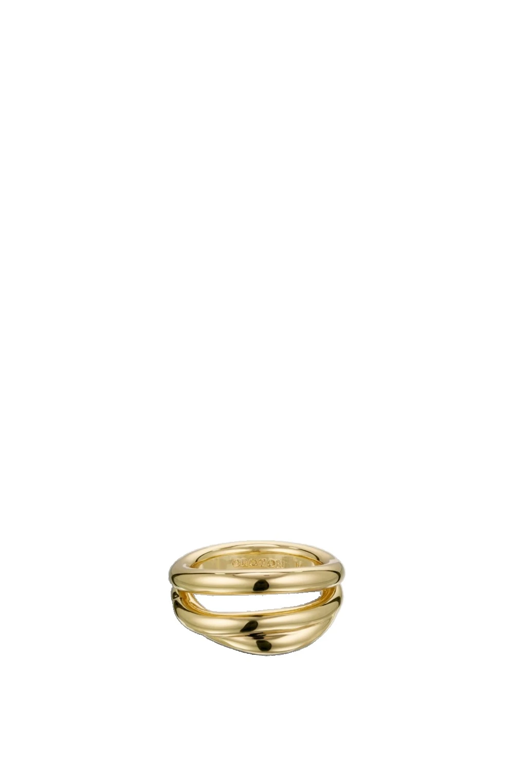 Oroton Briar Split Ring Gold | Rings | Luxury Shoes Oroton Briar Split Ring Gold