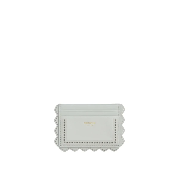 Broidery Smooth Credit Card Sleeve Frost