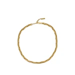 Oroton Cameron Midweight Chain Necklace Worn Gold