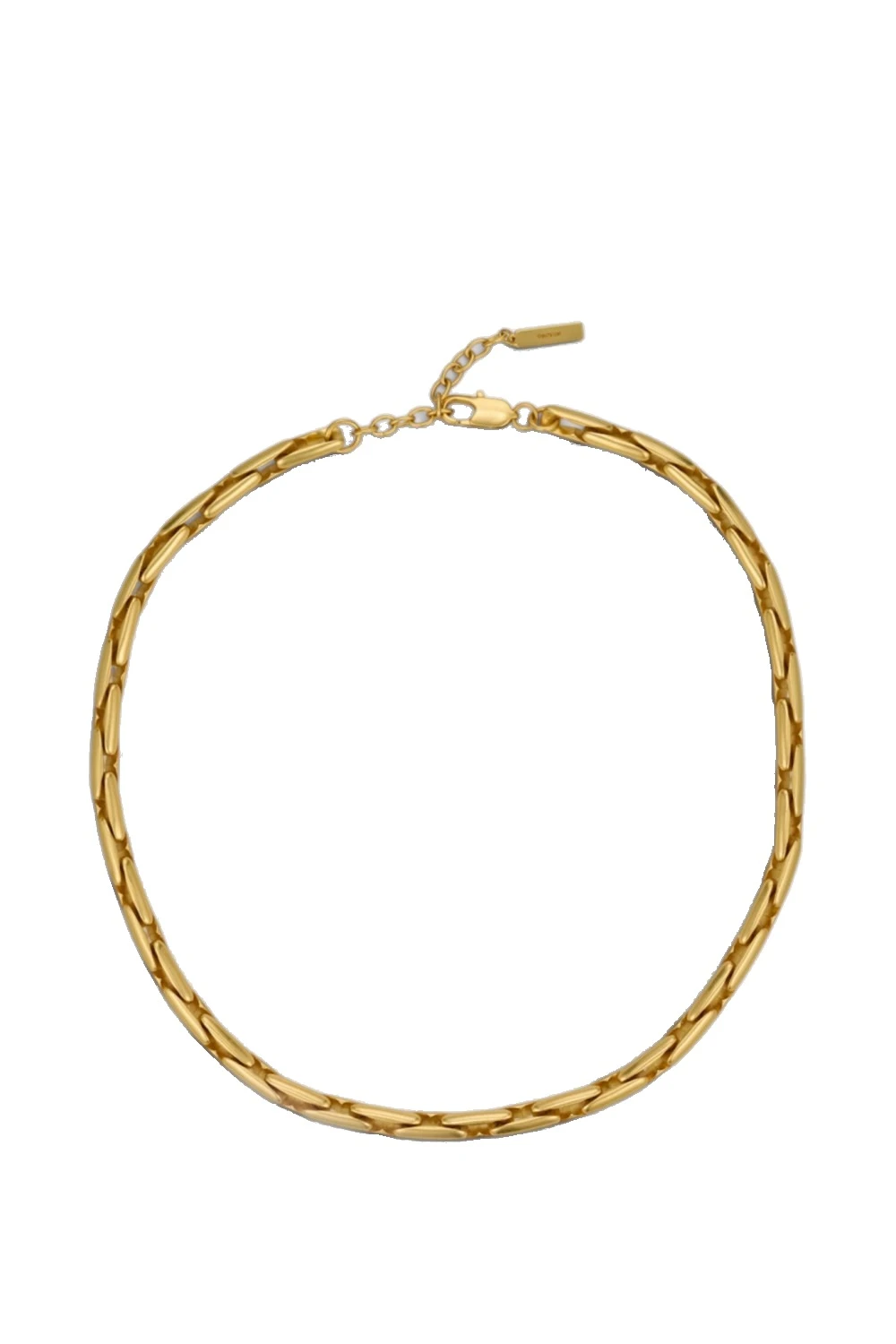 Oroton Cameron Midweight Chain Necklace Worn Gold | Necklace | Luxury Shoes Oroton Cameron Midweight Chain Necklace Worn Gold