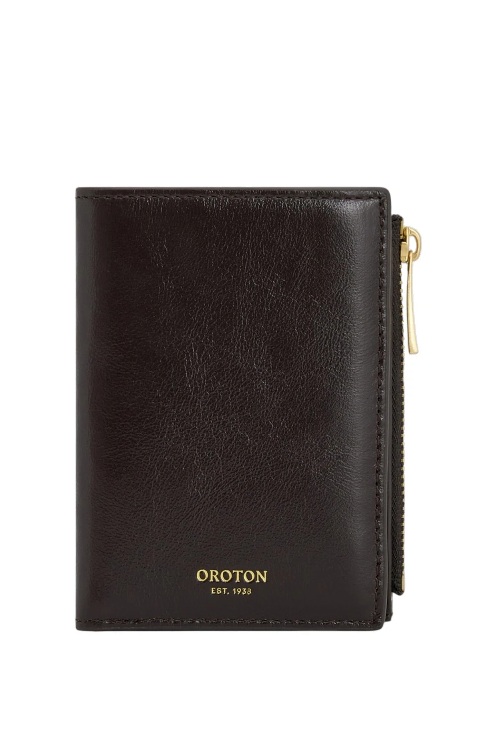 Oroton Cecile Crackle 10 Credit Card Mini Zip Wallet True Chocolate | Wallets & Purses | Luxury Shoes Oroton Cecile Crackle 10 Credit Card Mini Zip Wallet True Chocolate