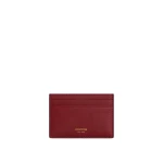 Oroton Cecile Smooth Credit Card Sleeve Garnet
