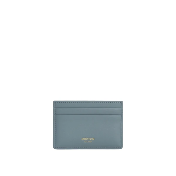 Cecile Smooth Credit Card Sleeve Smoke