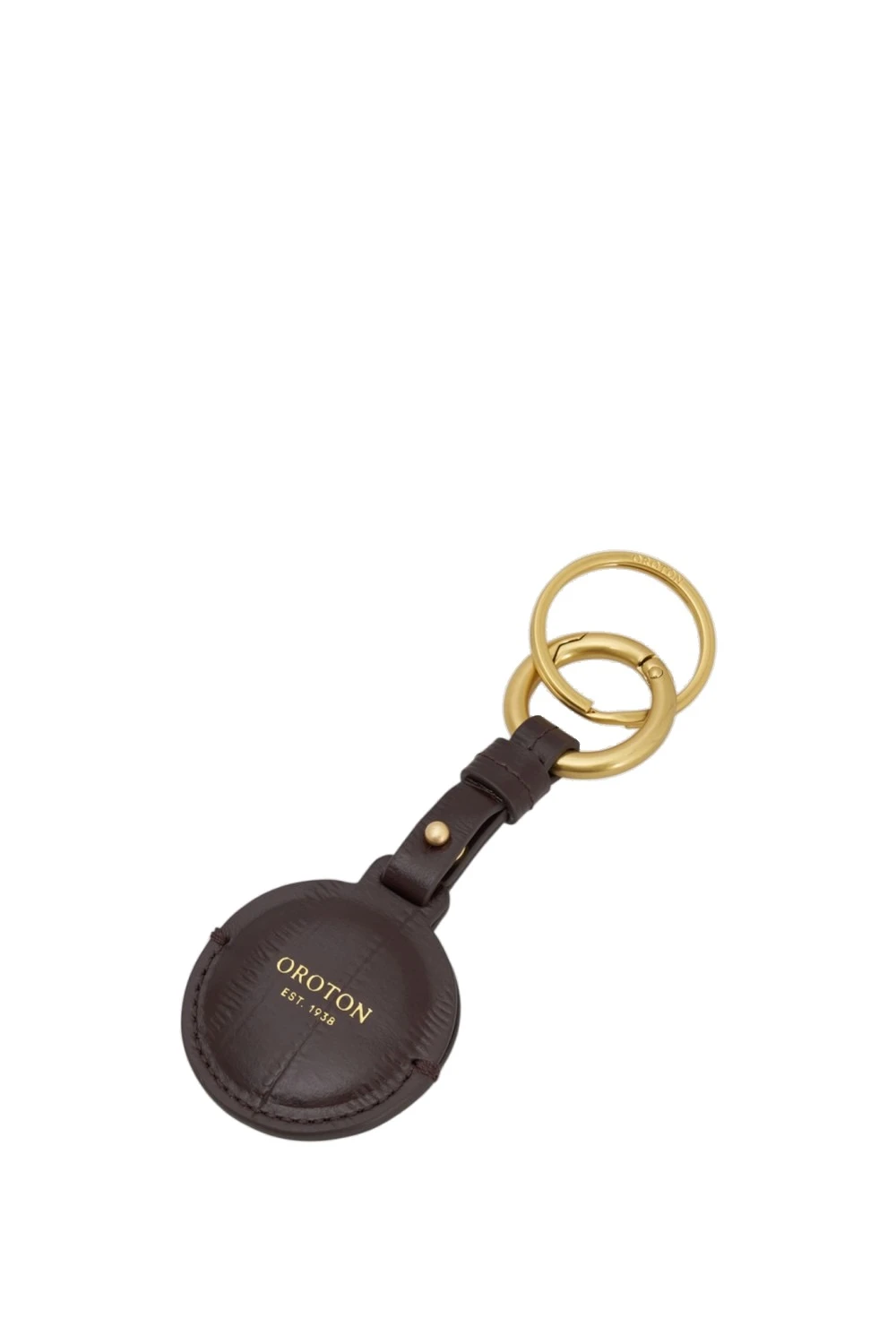 Oroton Cecile Texture Airtag Keyring Mulberry | Bag charms | Luxury Shoes Oroton Cecile Texture Airtag Keyring Mulberry