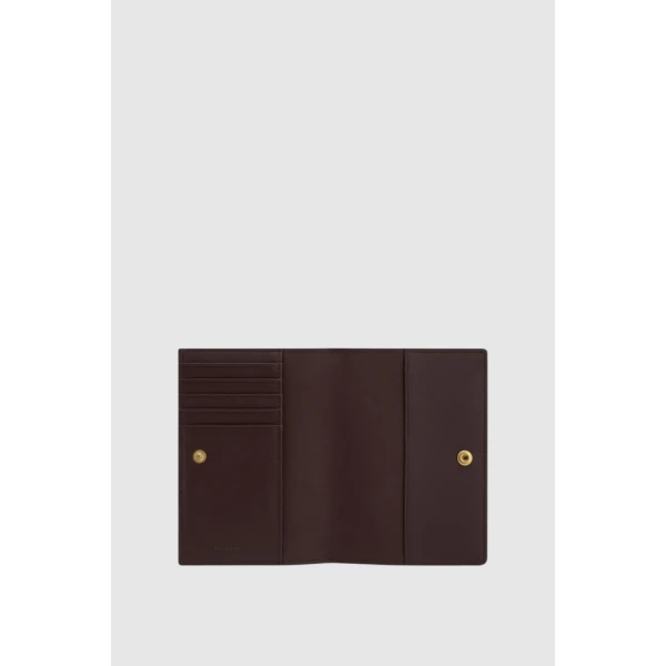 Oroton Cecile Texture Passport Sleeve Mulberry, view 2