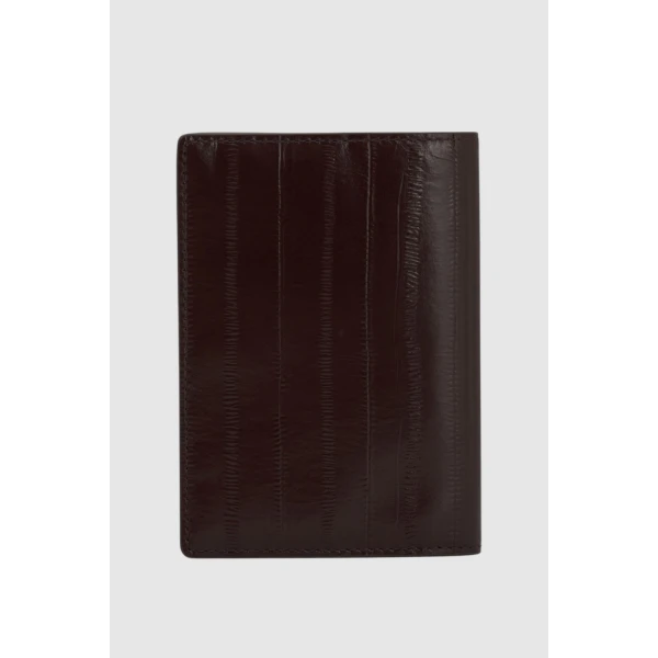 Oroton Cecile Texture Passport Sleeve Mulberry, view 3