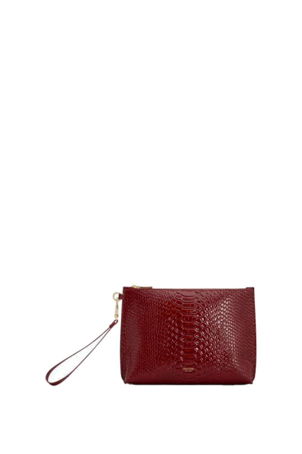 Oroton Cecile Texture Pouch Red Lacquer | Wallets & Purses | Luxury Shoes Oroton Cecile Texture Pouch Red Lacquer