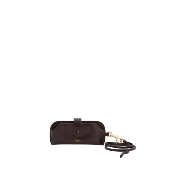 Oroton Cecile Texture Sunglass Case Mulberry