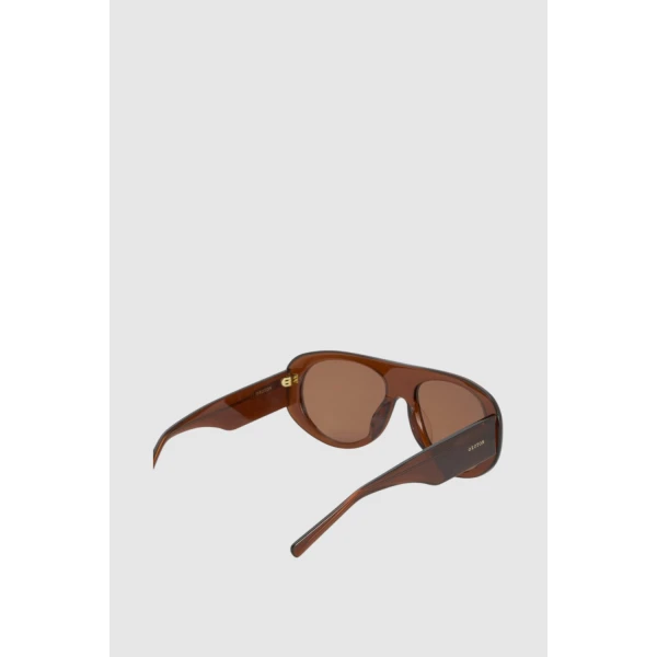 Oroton Charlie Sunglasses Chocolate, view 5