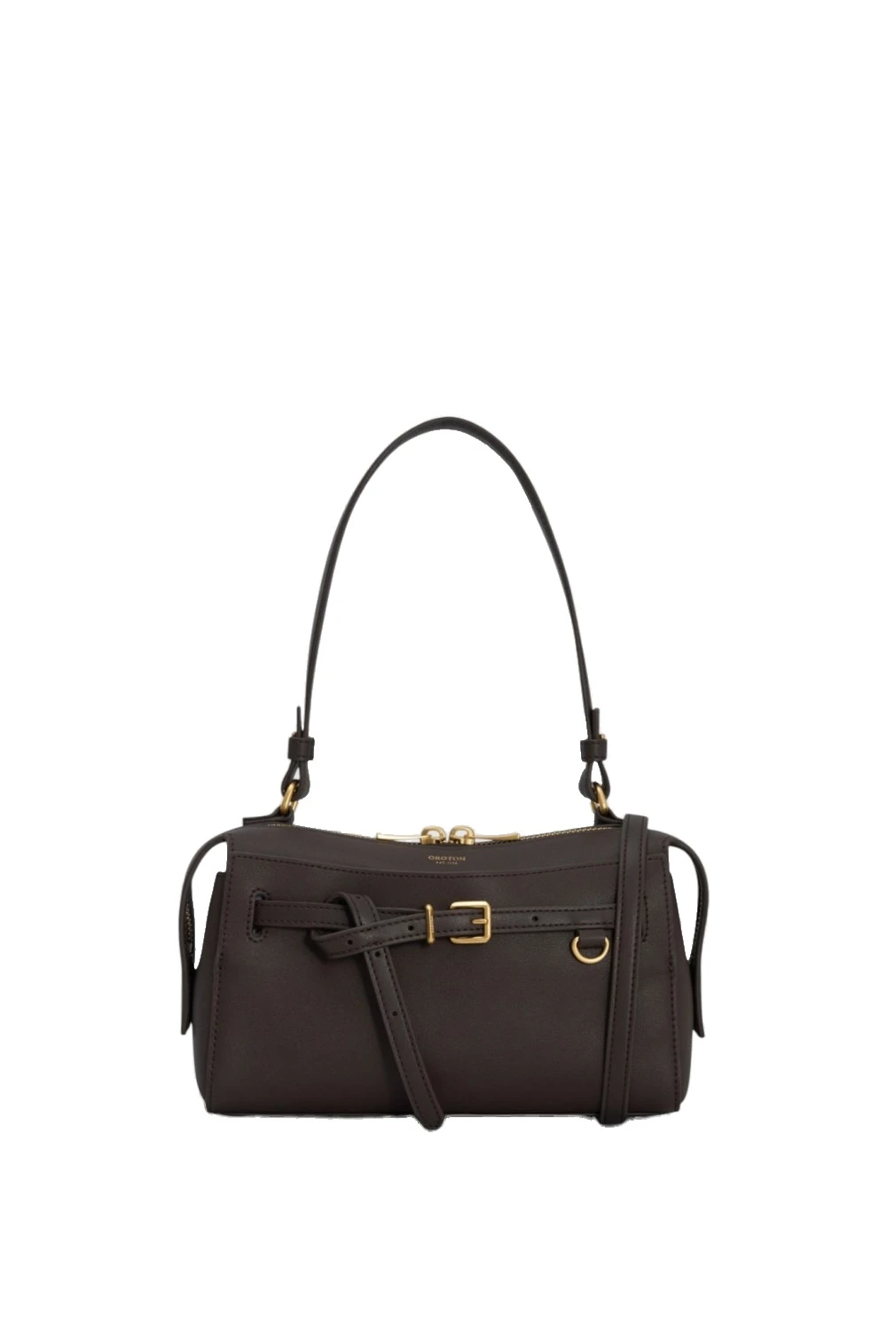 Oroton Cleo Smooth Crossbody Dark Chocolate | Shoulder & Crossbody Bags | Luxury Shoes Oroton Cleo Smooth Crossbody Dark Chocolate