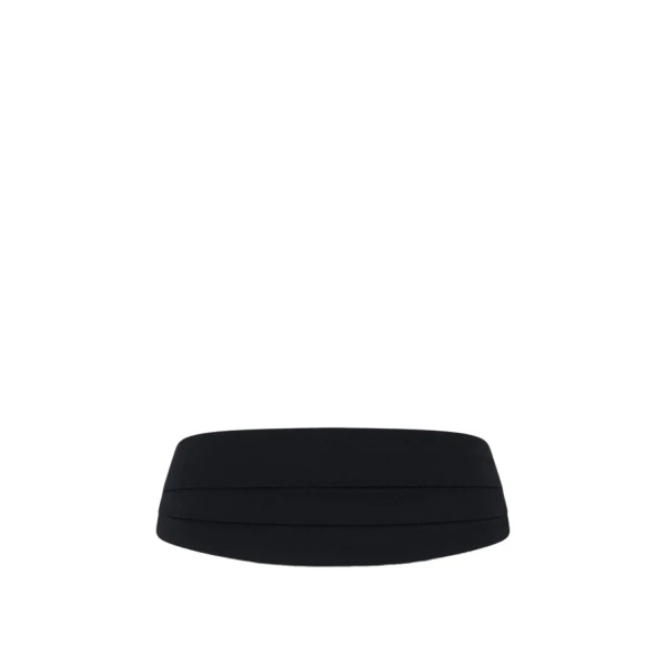 Cummerbund Wool Belt Black