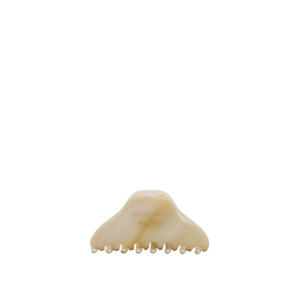 Oroton Daphne Claw Clip Shell/Brass