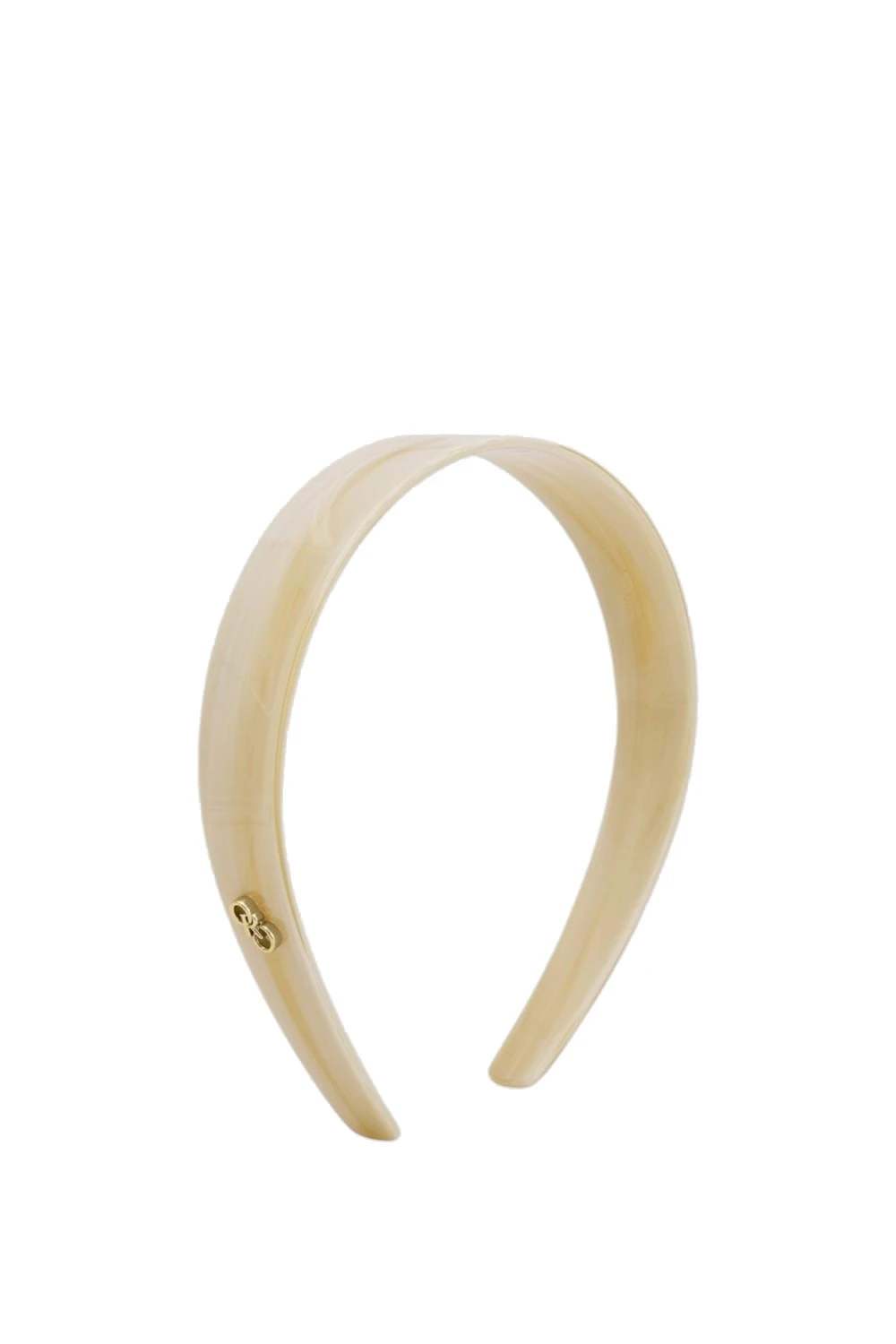 Oroton Daphne Headband Shell/Brass | Hair Accessories | Luxury Shoes Oroton Daphne Headband Shell/Brass
