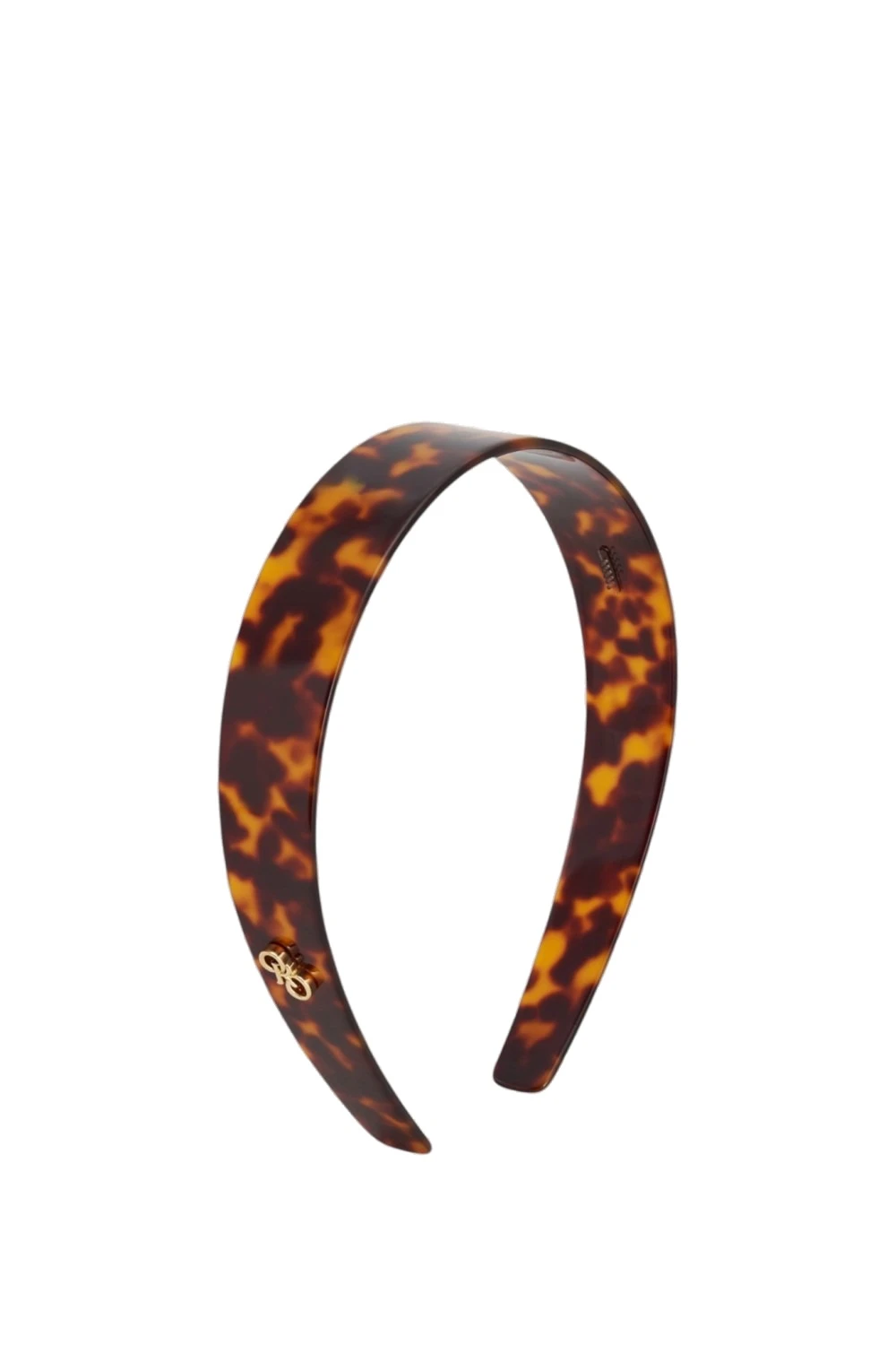 Oroton Daphne Headband Tort/Brass | Hair Accessories | Luxury Shoes Oroton Daphne Headband Tort/Brass