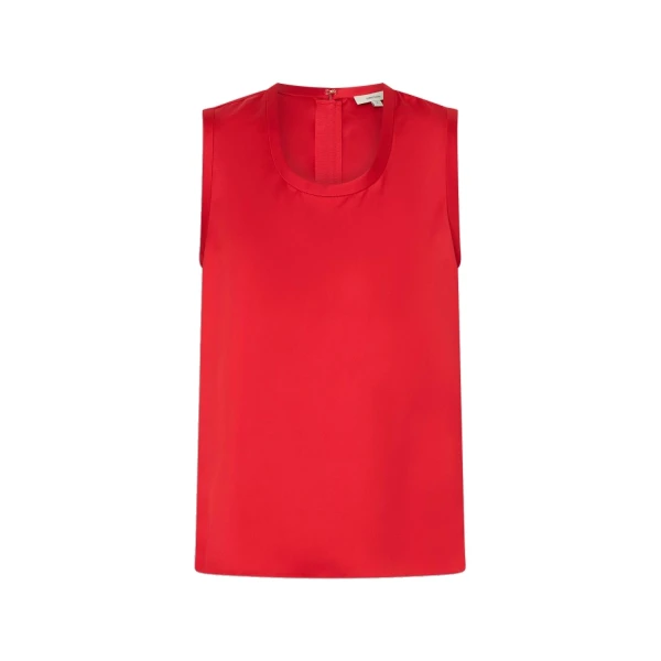 Double Satin Tank Poppy