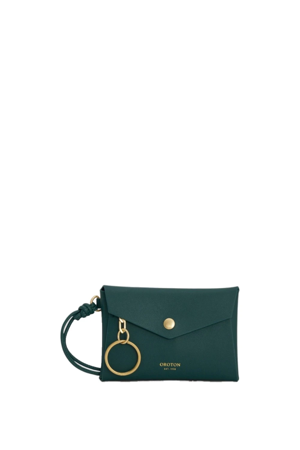Oroton Envelope Smooth Small Lanyard Pouch Emerald | Wallets & Purses | Luxury Shoes Oroton Envelope Smooth Small Lanyard Pouch Emerald