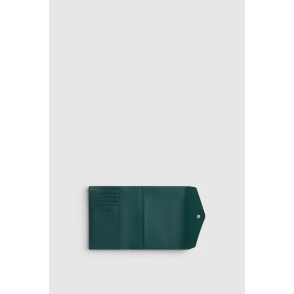Oroton Envelope Smooth Small Travel Wallet Emerald, view 2