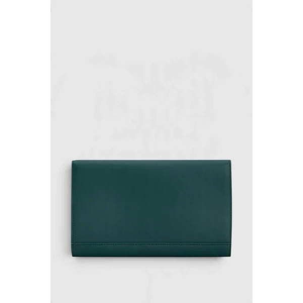 Oroton Envelope Travel Wallet Emerald, view 3