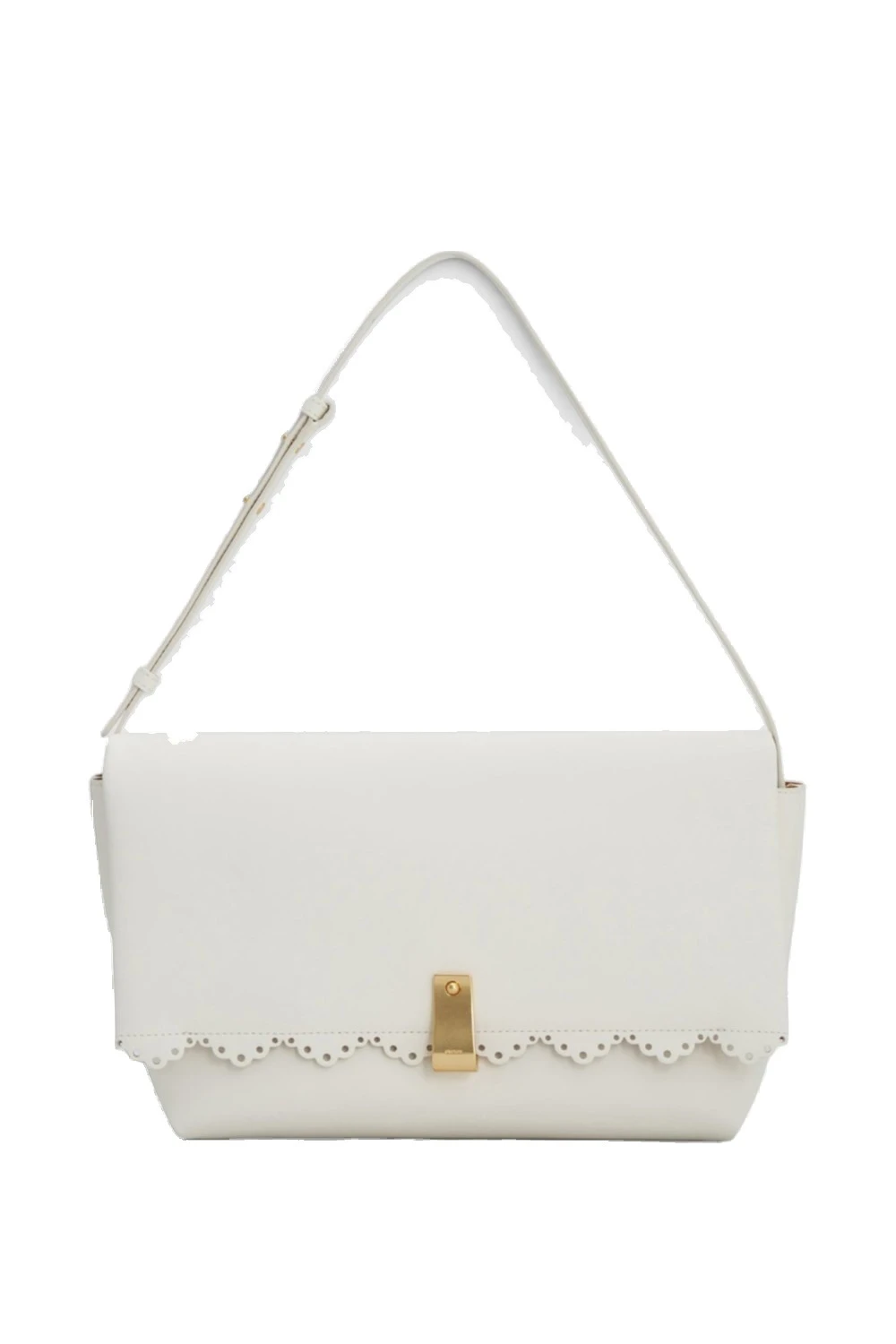 Oroton Etta Smooth Broidery Large Clutch Warm White | Clutch Bags | Luxury Shoes Oroton Etta Smooth Broidery Large Clutch Warm White