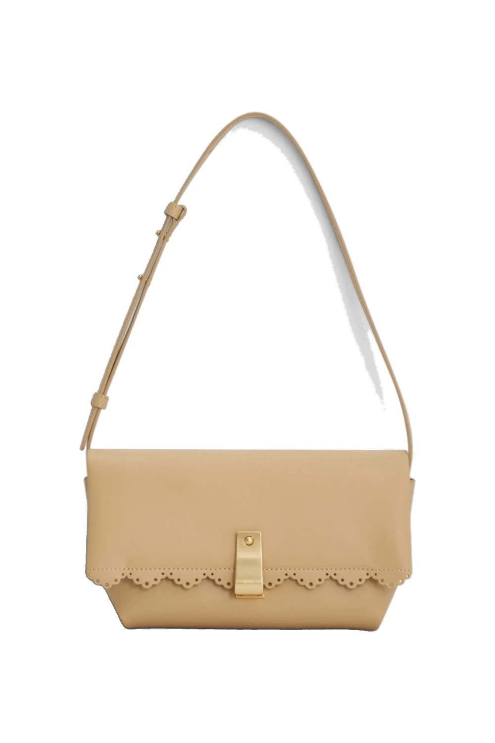 Oroton Etta Smooth Broidery Medium Clutch Butterscotch | Clutch Bags | Luxury Shoes Oroton Etta Smooth Broidery Medium Clutch Butterscotch