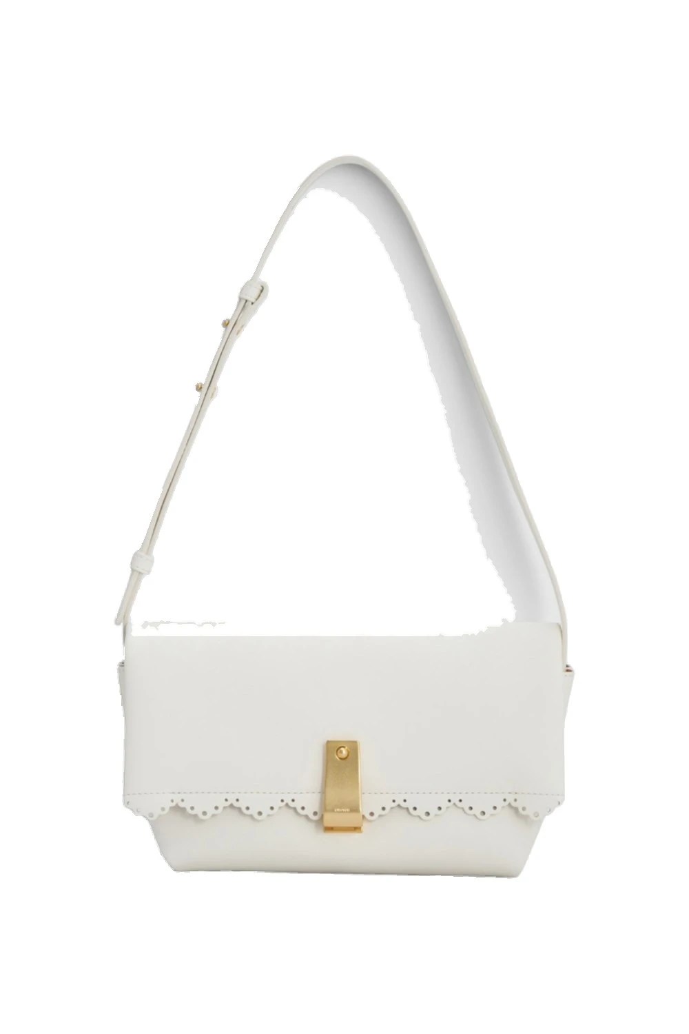 Oroton Etta Smooth Broidery Medium Clutch Warm White | Clutch Bags | Luxury Shoes Oroton Etta Smooth Broidery Medium Clutch Warm White