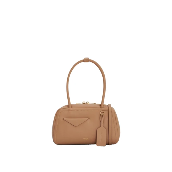 Oroton Everette Smooth Small Day Bag Praline