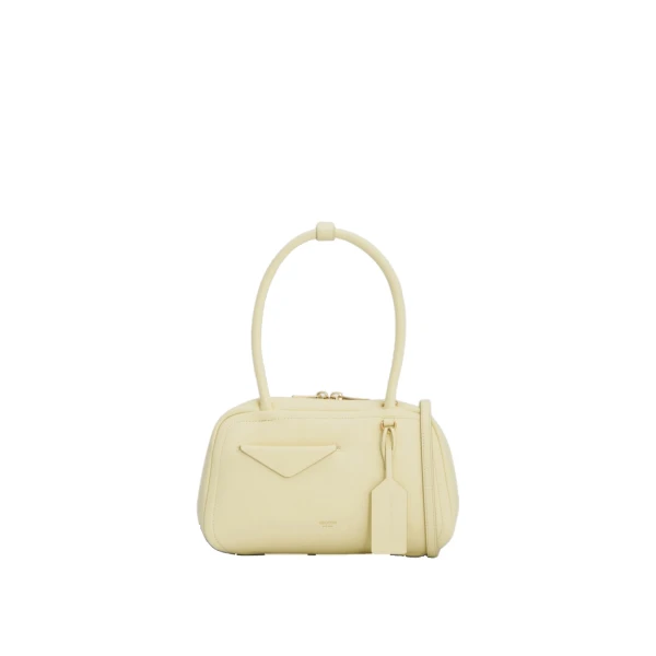 Oroton Everette Smooth Small Day Bag Soft Butter