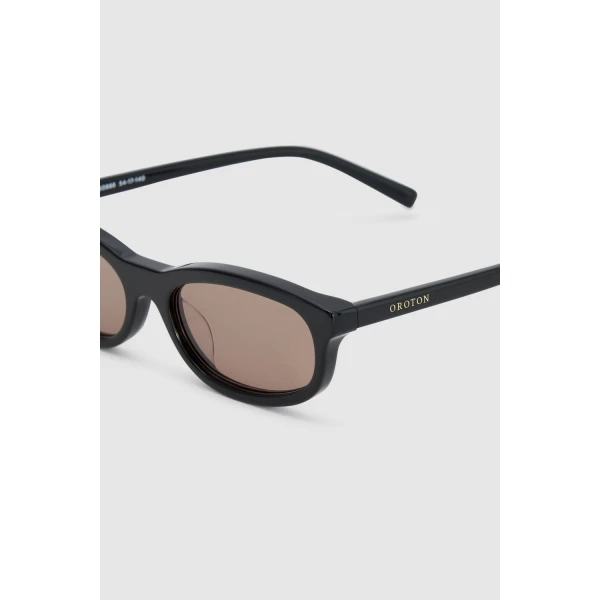 Oroton Finch Sunglasses Black, view 4
