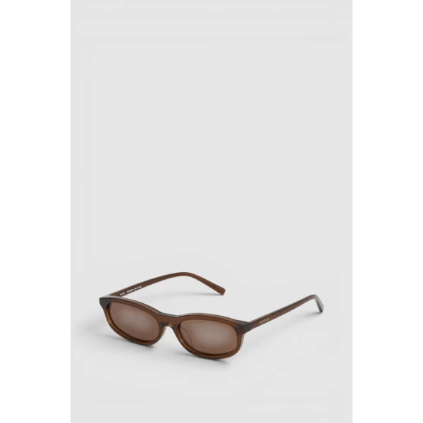 Oroton Finch Sunglasses Chocolate, view 3