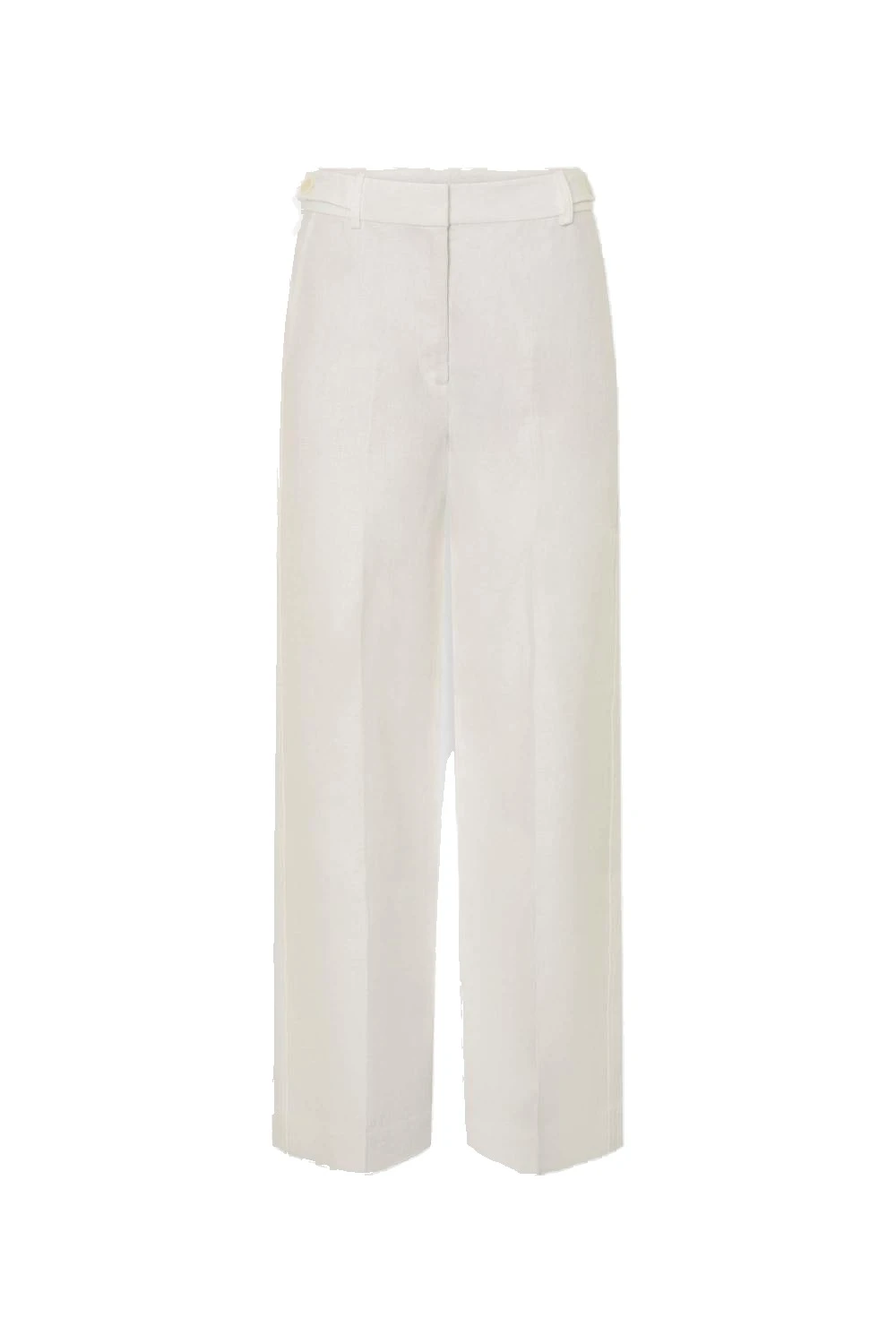 Oroton Flat Front Pant White | Tailored pants | Luxury Shoes Oroton Flat Front Pant White