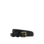 Oroton Florence 20mm Belt Black
