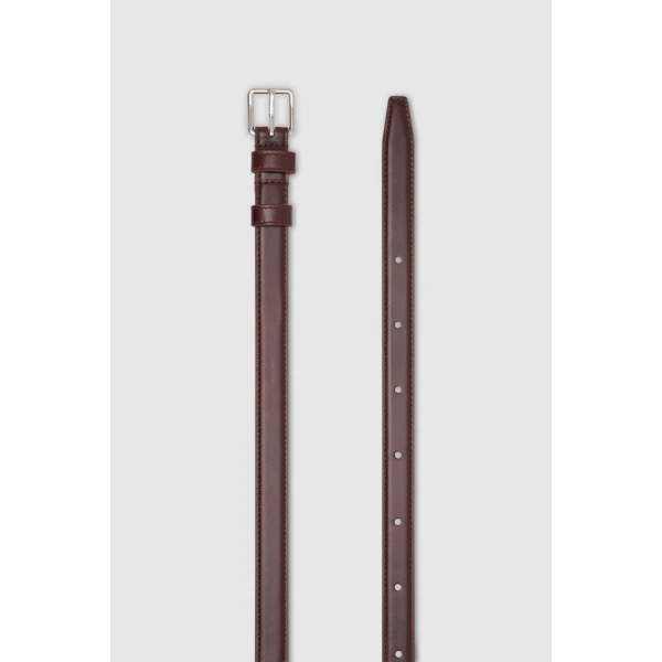 Oroton Florence 20mm Belt Copper, view 3