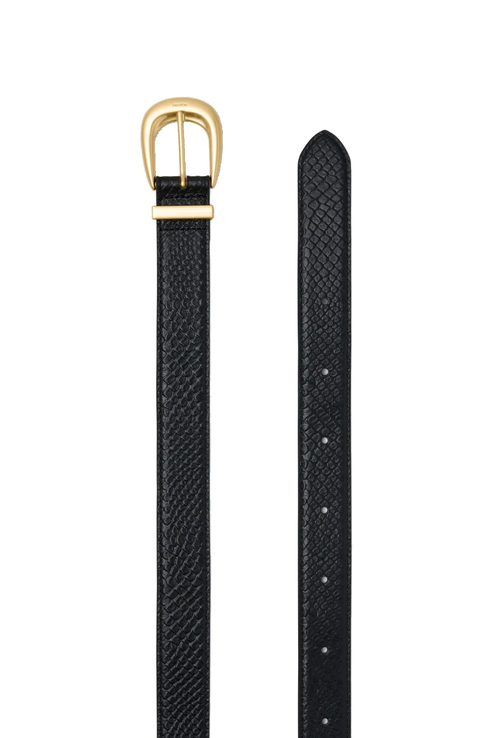 Oroton Ina 30mm Texture Belt Black | Belts | Luxury Shoes Oroton Ina 30mm Texture Belt Black