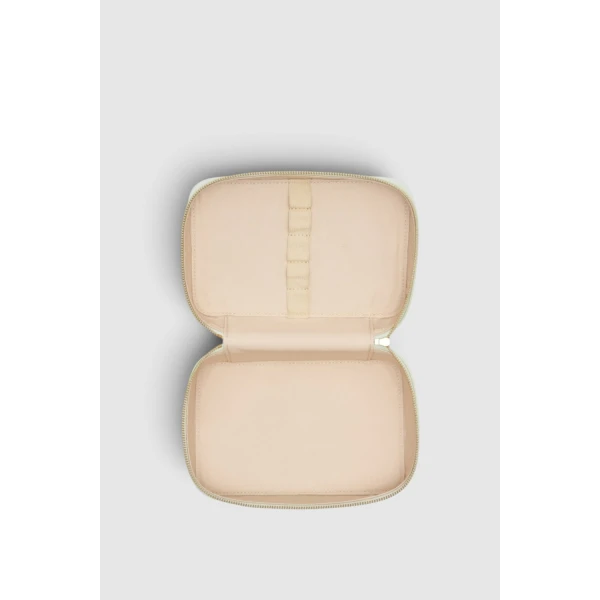 Oroton Indi Smooth Small Vanity Case Seafoam, view 2