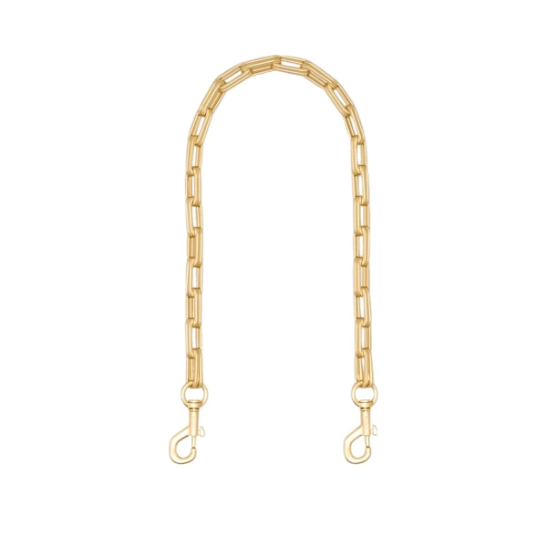 Oroton Isla Short Chain Strap Brass