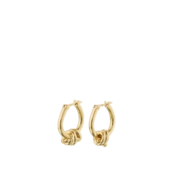 Oroton Julia Knot Hoop Gold