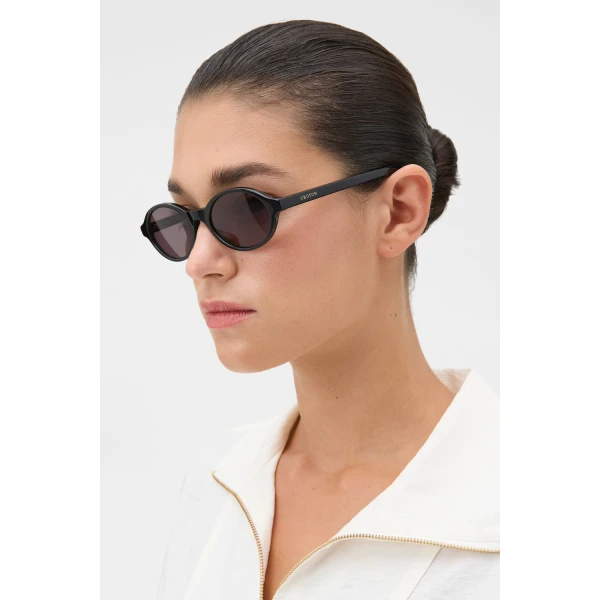 Oroton Juno Sunglasses Black, view 2