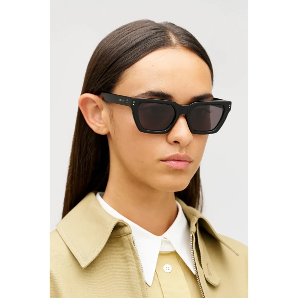 Oroton Landry Bio Acetate Sunglasses Black, view 2