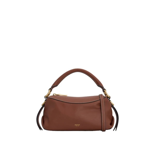 Lewis Smooth Day Bag Chestnut