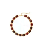 Oroton Lilyanna Necklace Tort/Worn Gold | Necklace | Luxury Shoes Oroton Lilyanna Necklace Tort/Worn Gold
