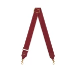Oroton Logo Bag Strap Cherry