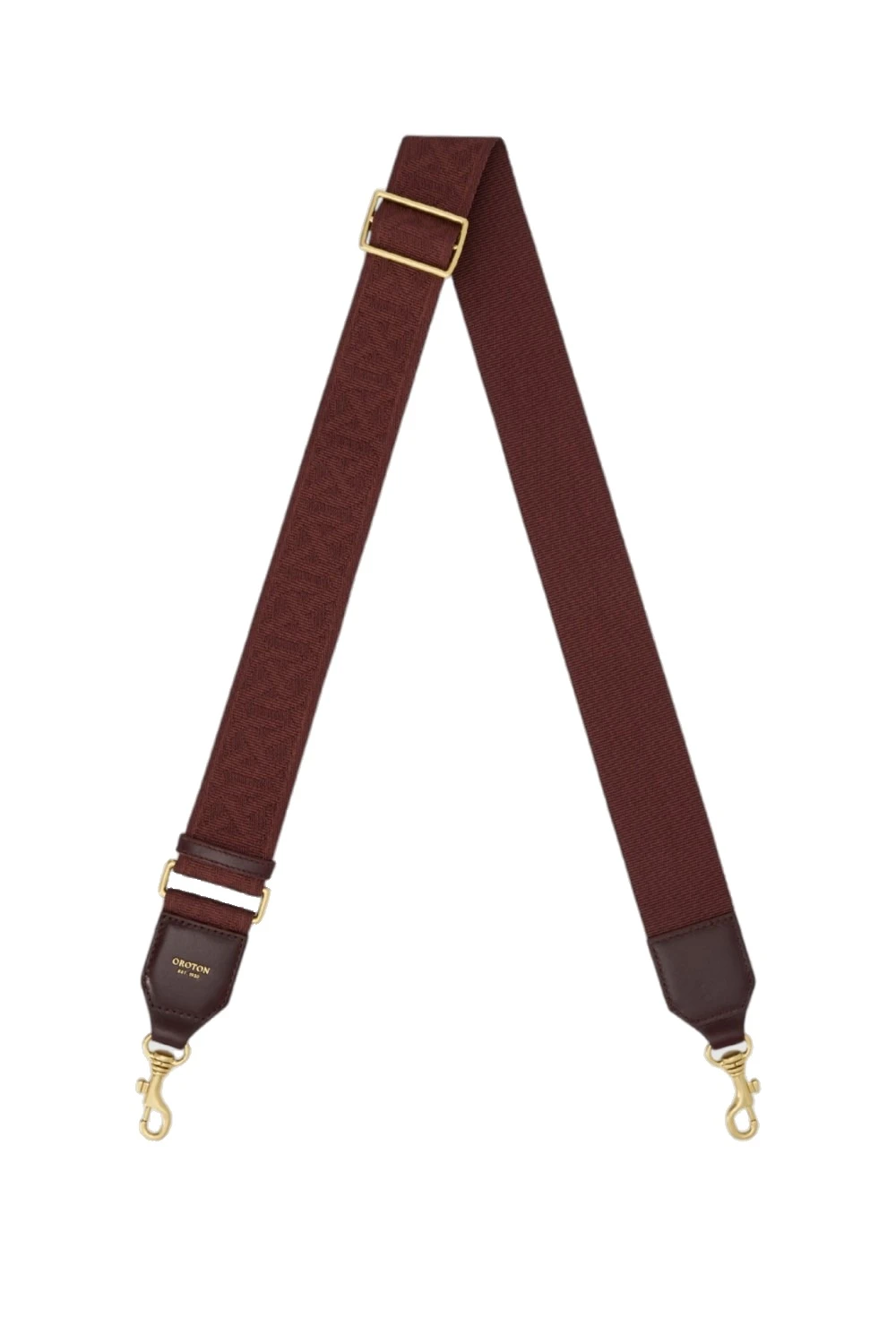 Oroton Logo Bag Strap Copper | Bag Straps | Luxury Shoes Oroton Logo Bag Strap Copper
