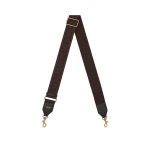 Oroton Logo Bag Strap Dark Chocolate | Bag Straps | Luxury Shoes Oroton Logo Bag Strap Dark Chocolate