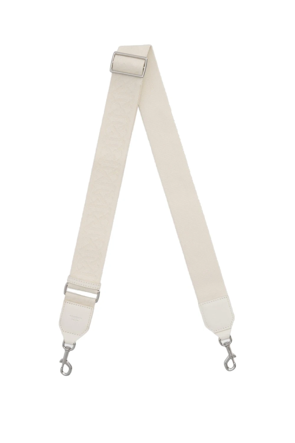 Oroton Logo Smooth Bag Strap Warm White | Bag Straps | Luxury Shoes Oroton Logo Smooth Bag Strap Warm White